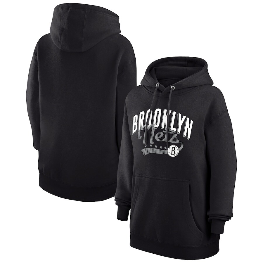 

Пуловер с капюшоном G-III 4Her by Carl Banks Brooklyn Nets, черный
