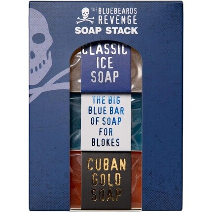 

Подарочный набор мыла для мужчин для рук и тела — включает мыло Big Blue, Cuban Gold и Classic Ice Soap., The Bluebeards Revenge