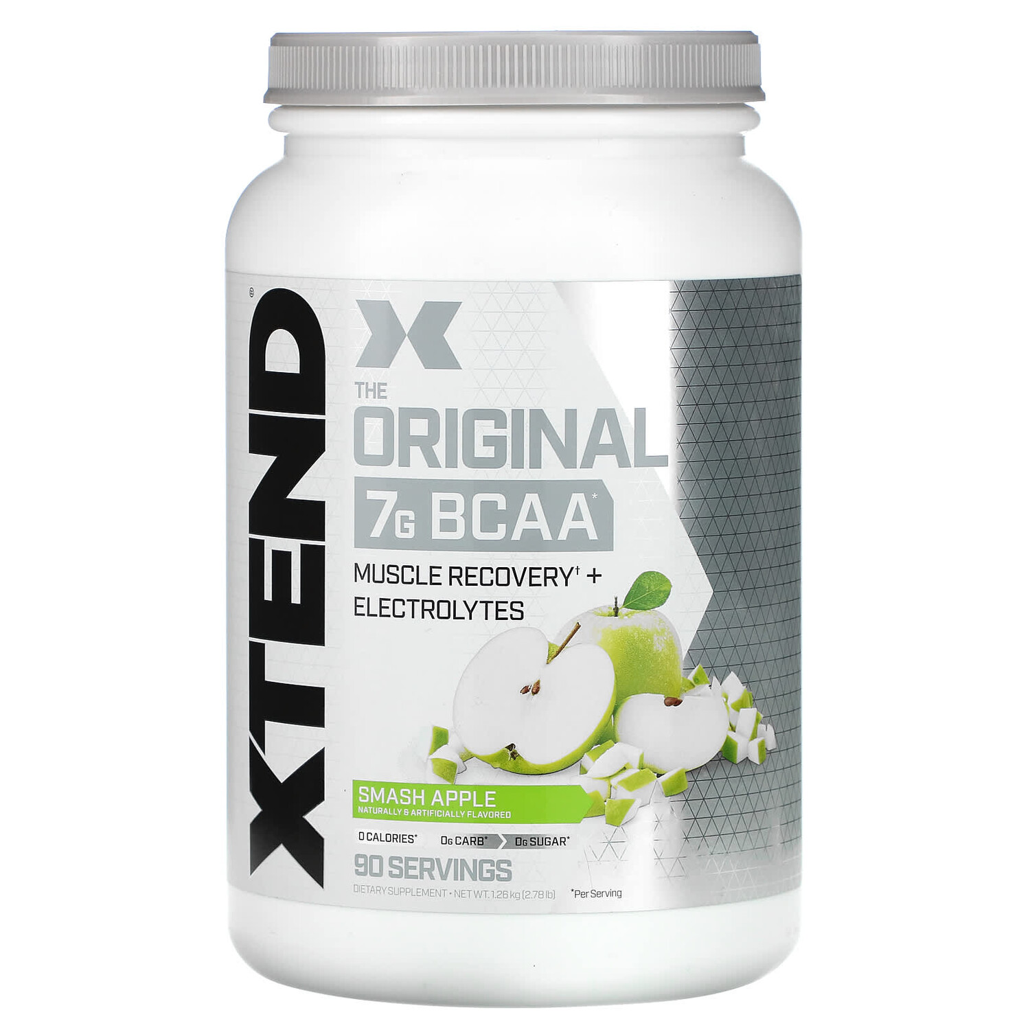 

The Original, 7 г аминокислот с разветвленной цепью (BCAA), со вкусом яблока, 1,26 кг (2,78 фунта), Xtend