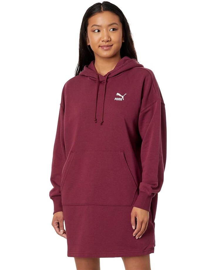 

Платье PUMA Classics French Terry Hooded, цвет Dark Jasper
