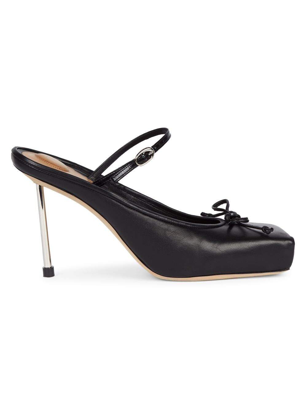 

Кожаные балетки Les Chaussures Jacquemus, черный