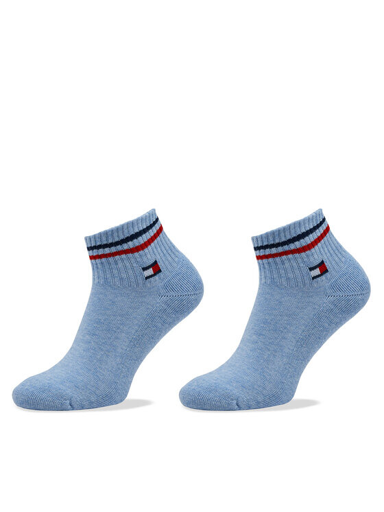 

Комплект из 2 низких носков унисекс Tommy Hilfiger, синий