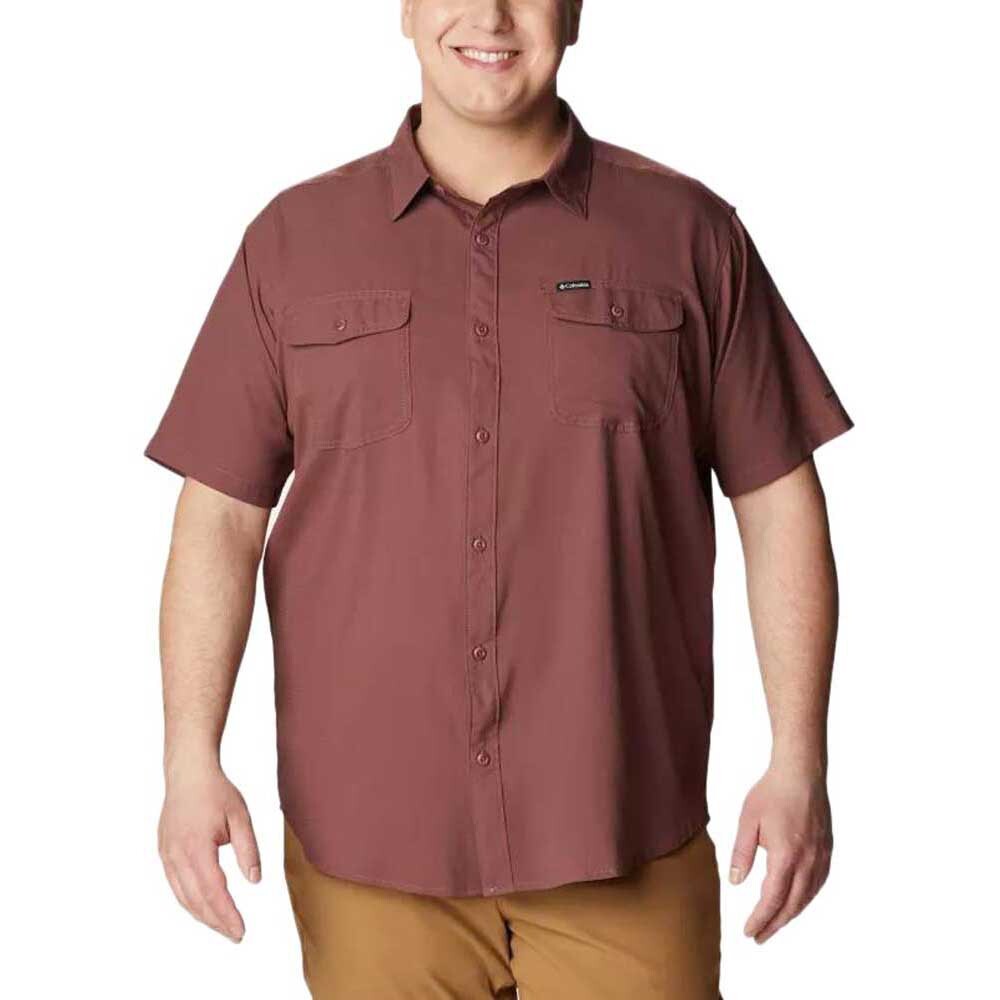 

Рубашка с коротким рукавом Columbia Utilizer II Solid Big, коричневый