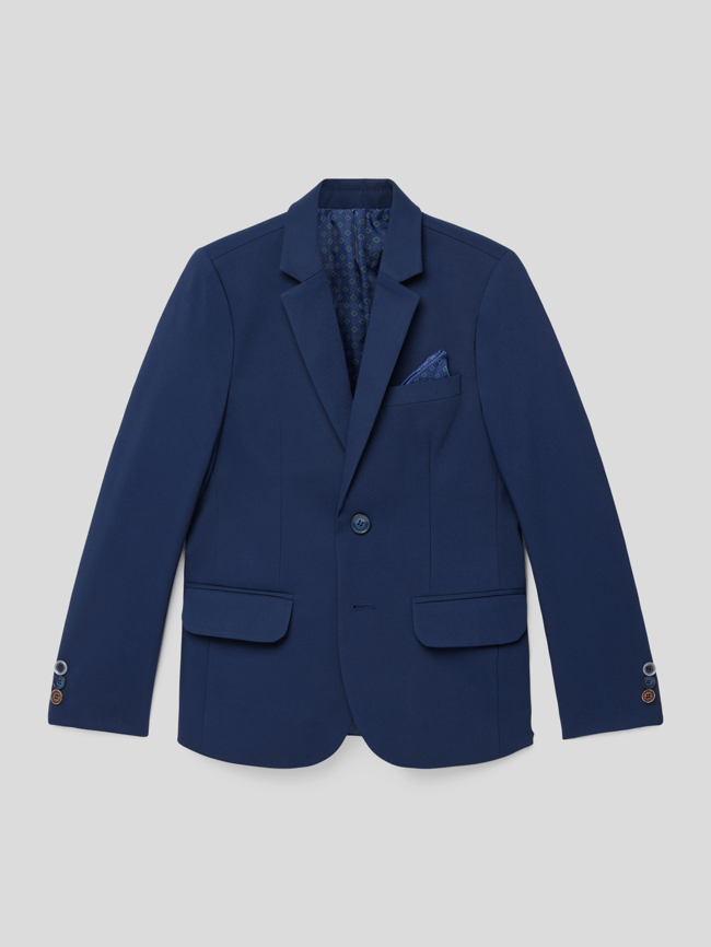 Куртка приталенного кроя с карманами с клапанами Standar, синий
