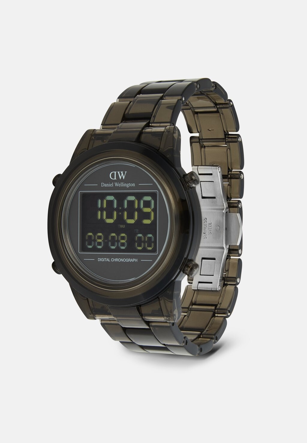 

Цифровые часы RETRO DARK Daniel Wellington, серый
