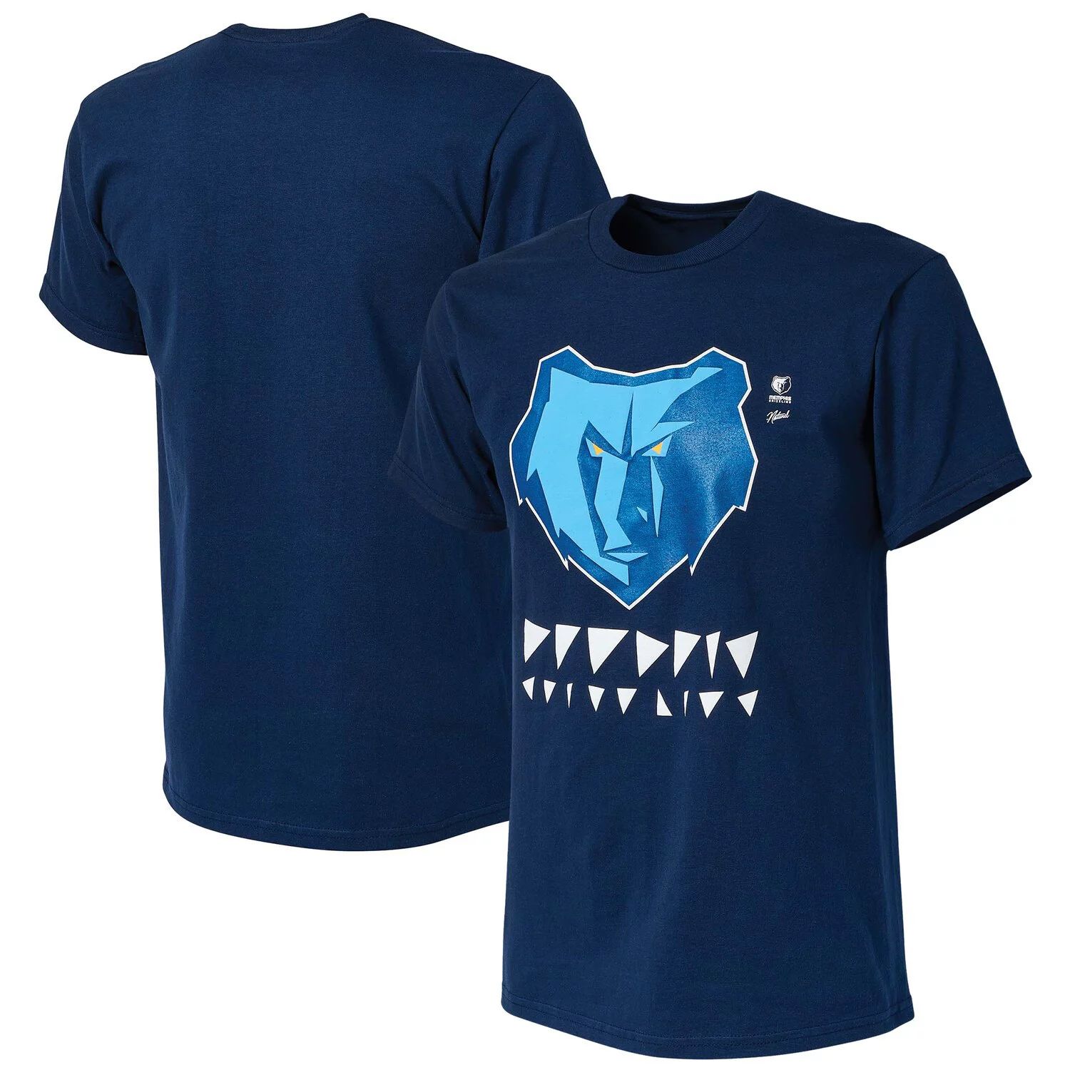 Мужская футболка NBA x Naturel Navy Memphis Grizzlies без идентификатора вызывающего абонента