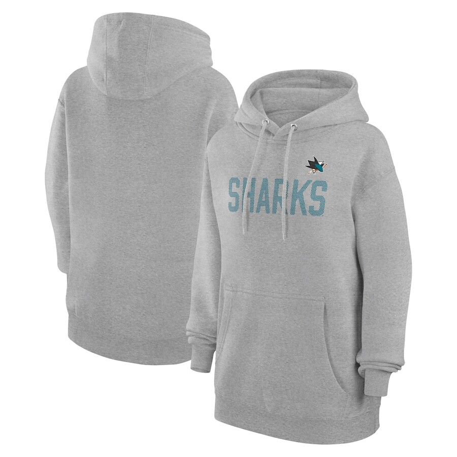 

Пуловер с капюшоном G-III 4Her by Carl Banks San Jose Sharks, серый