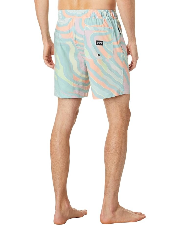 

Шорты для плавания Billabong Sundays Layback 17" Boardshorts, цвет Dusty Jade