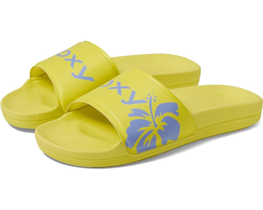Сандалии Roxy Surf Kind Kate Slippy LX, цвет Neon Yellow