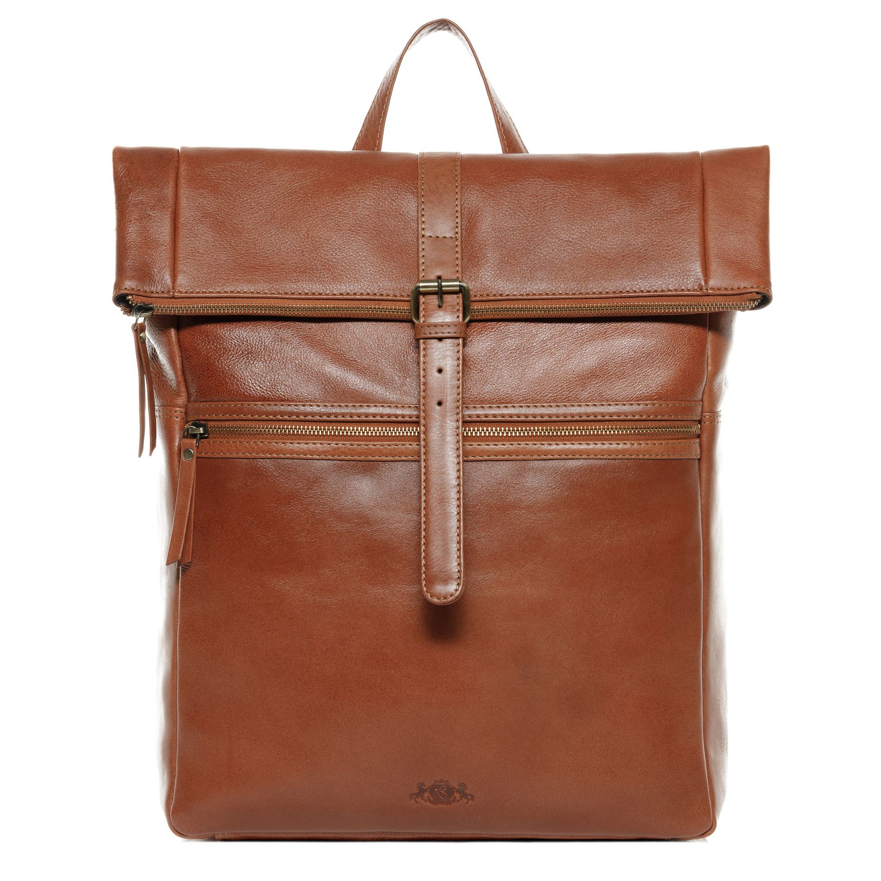 Рюкзак SID & VAIN Leder Leder Backpack Herren LEVI, коричневый
