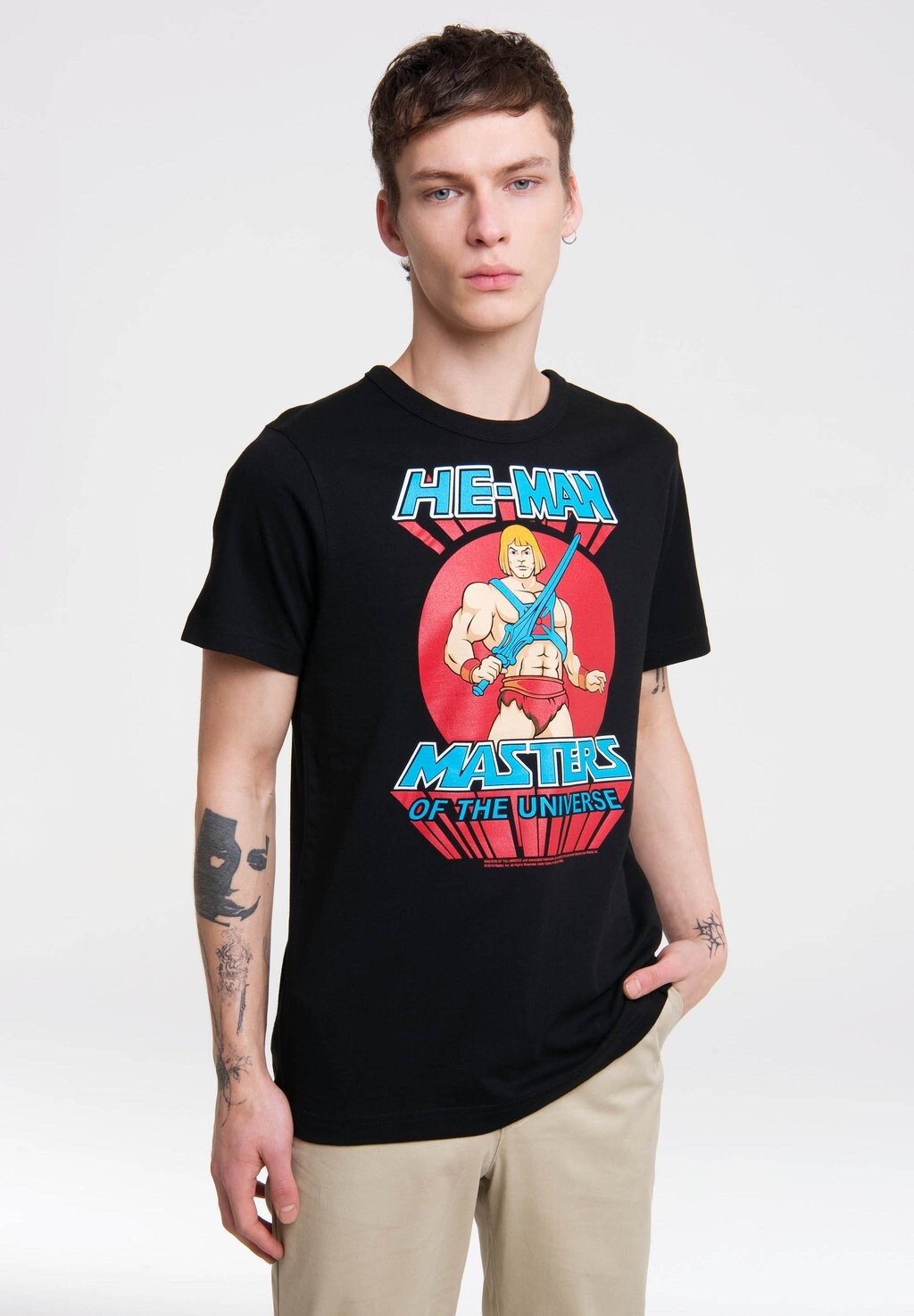 

Футболка с принтом LOGOSHIRT, черный