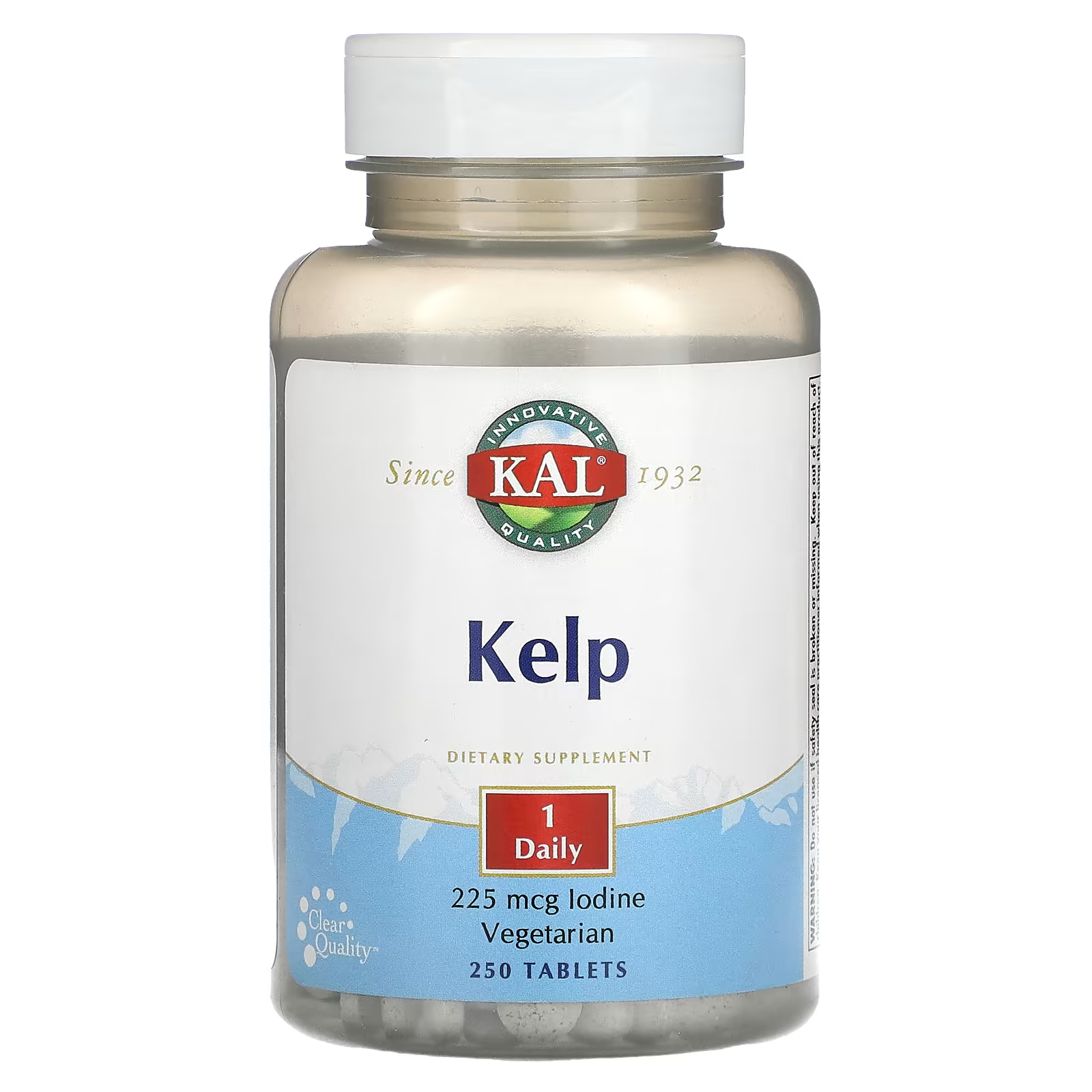 Пищевая добавка Kal келп, 250 таблеток пищевая добавка kal кальций магний 250 таблеток