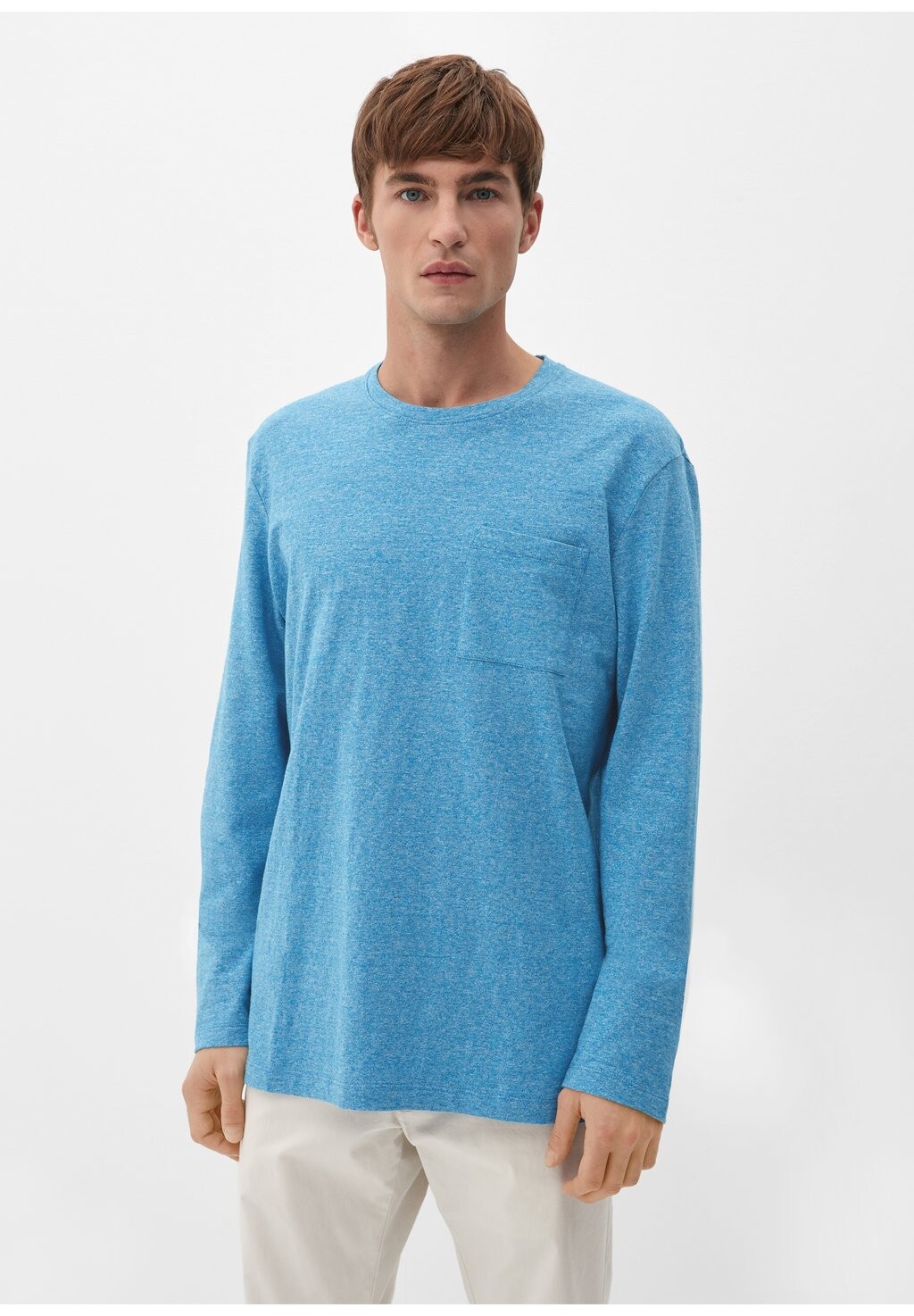 

Рубашка с длинным рукавом LONGSLEEVE MIT BRUSTTASCHE s.Oliver, цвет pastelltürkis