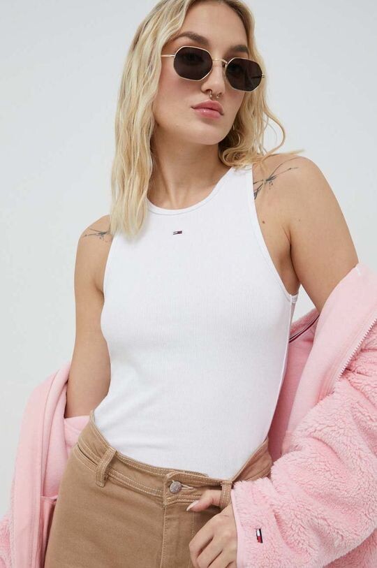 

Топ Tommy Jeans, белый