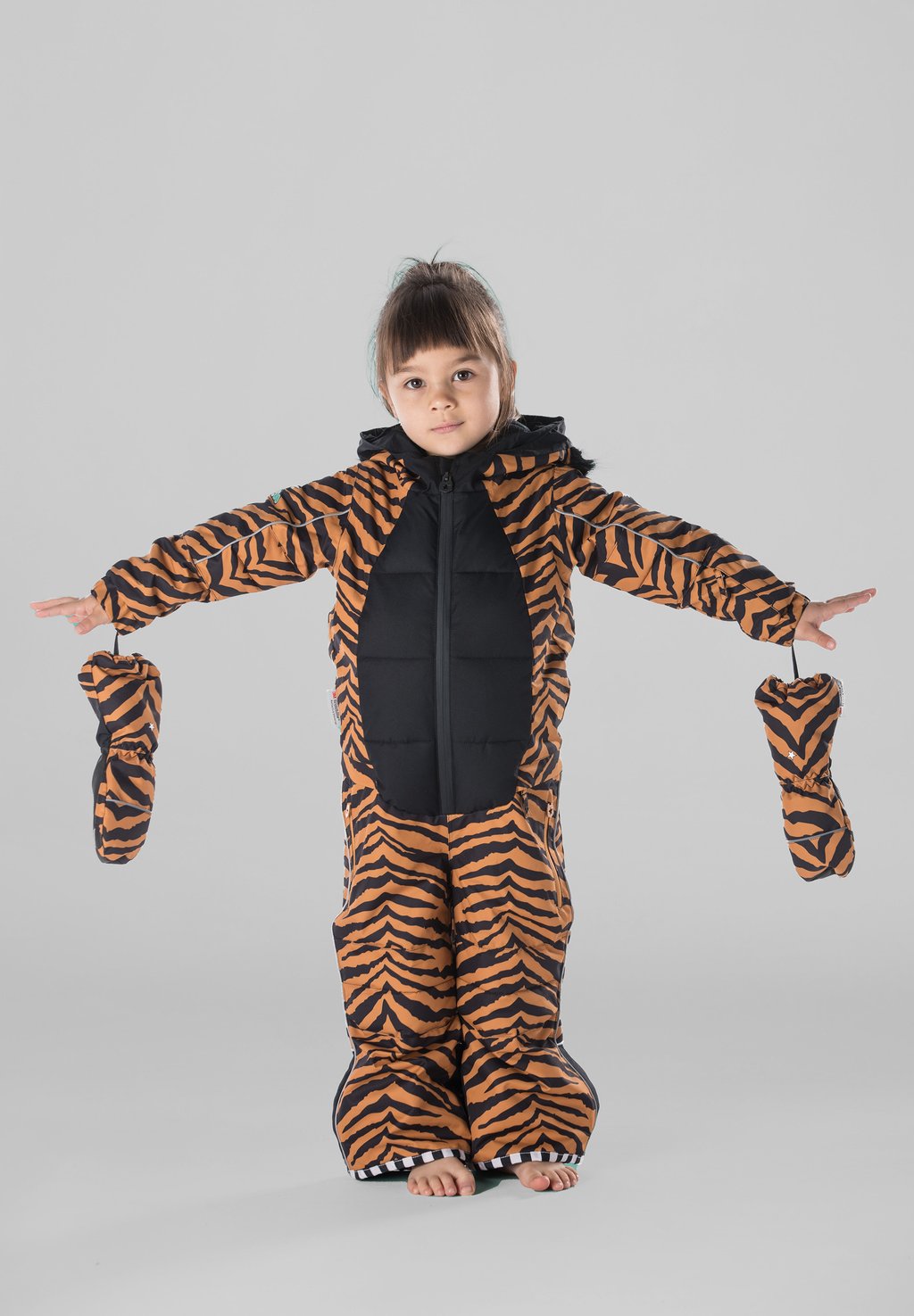 Перчатки WeeDo, тигрово-коричневые brown peter mr tiger goes wild