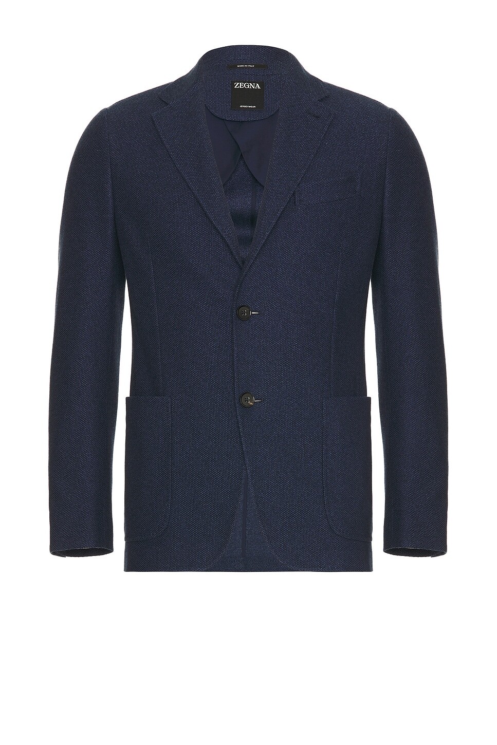

Хлопковая куртка-рубашка Zegna, темно-синий