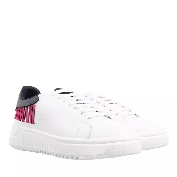 

Кроссовки sneaker white/navy/fuxia Emporio Armani, белый