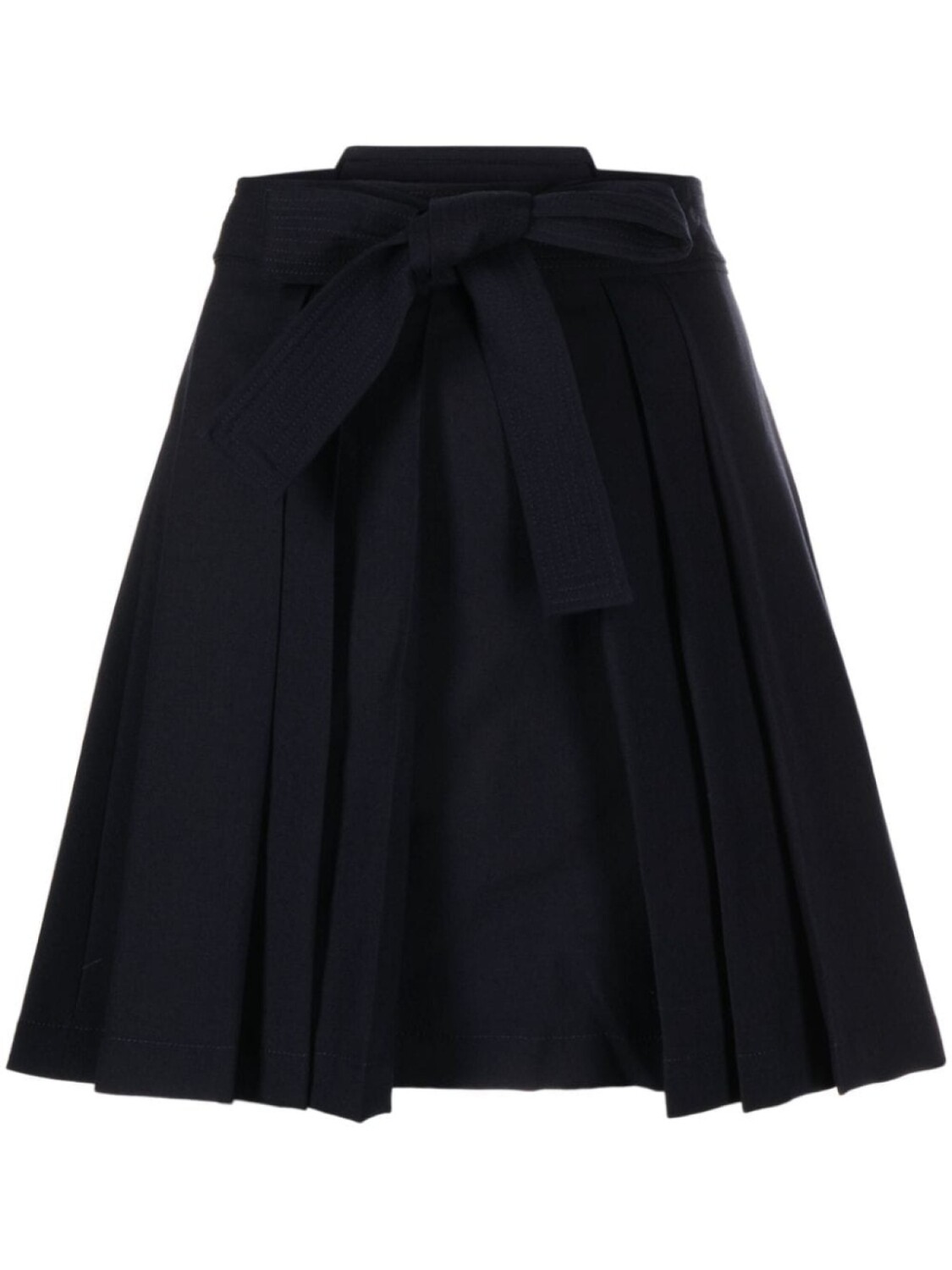 

Kenzo A-line virgin wool skirt, синий