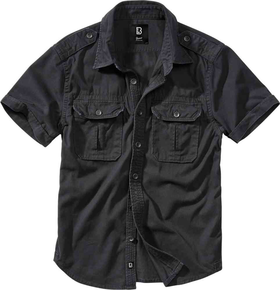 Винтажная рубашка Brandit, черный шорты brandit vintage classic черный