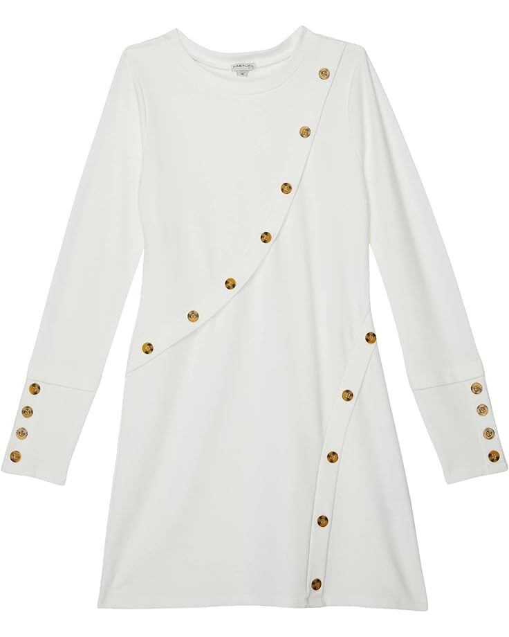 

Платье HABITUAL girl A-Line Button Dress, белый