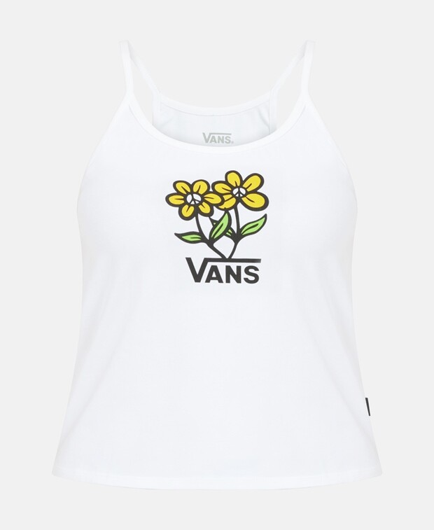 

Топ на тонких бретельках Vans, белый