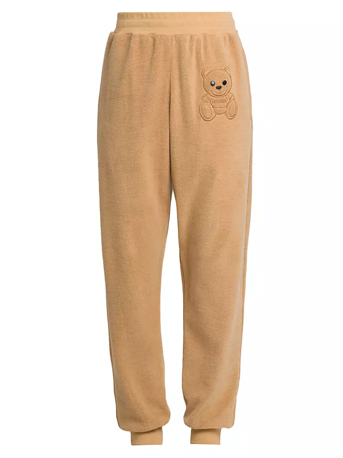 

Флисовые спортивные штаны Teddy Bear Moschino, бежевый