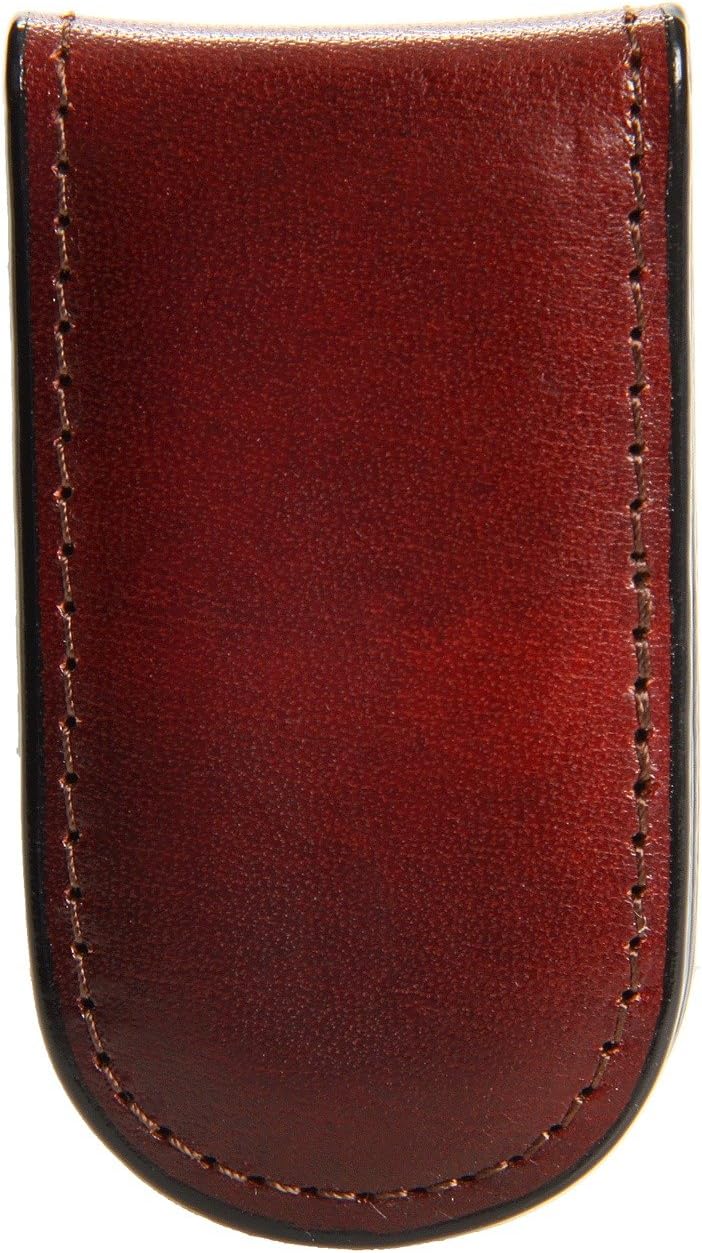 Кошелек Old Leather Collection - Magnetic Money Clip Bosca, цвет Cognac Leather