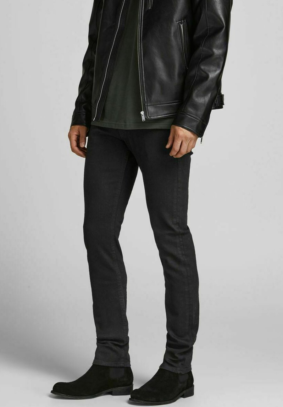 

Джинсы узкого кроя Jack & Jones, черный деним