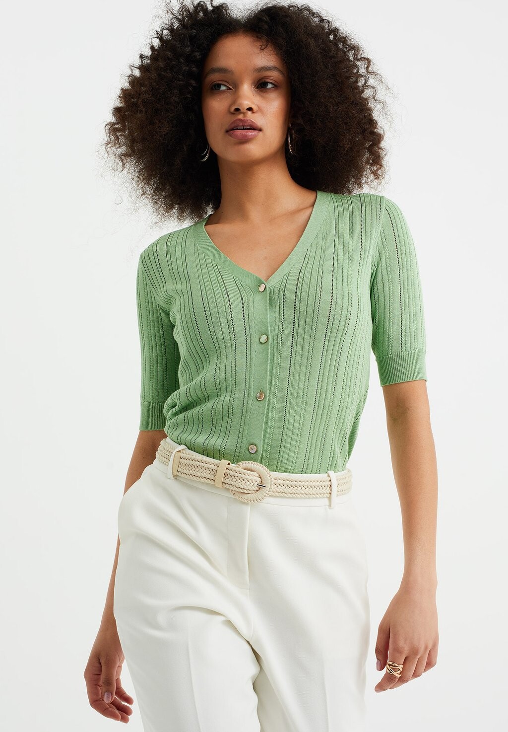 

Кардиган GEBREID WE Fashion, цвет green