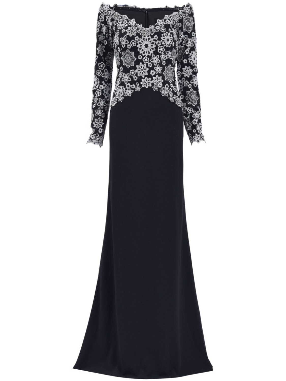 

Tadashi Shoji платье с цветочной вышивкой, черный