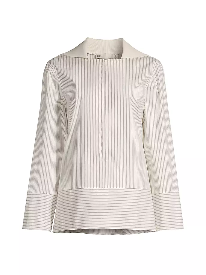 

Топ-туника на крючках Tory Burch, цвет french cream