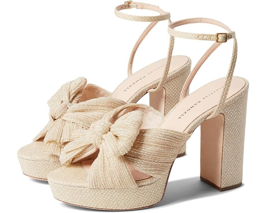 

Туфли Loeffler Randall Natalia, цвет Cream Sparkle Mesh