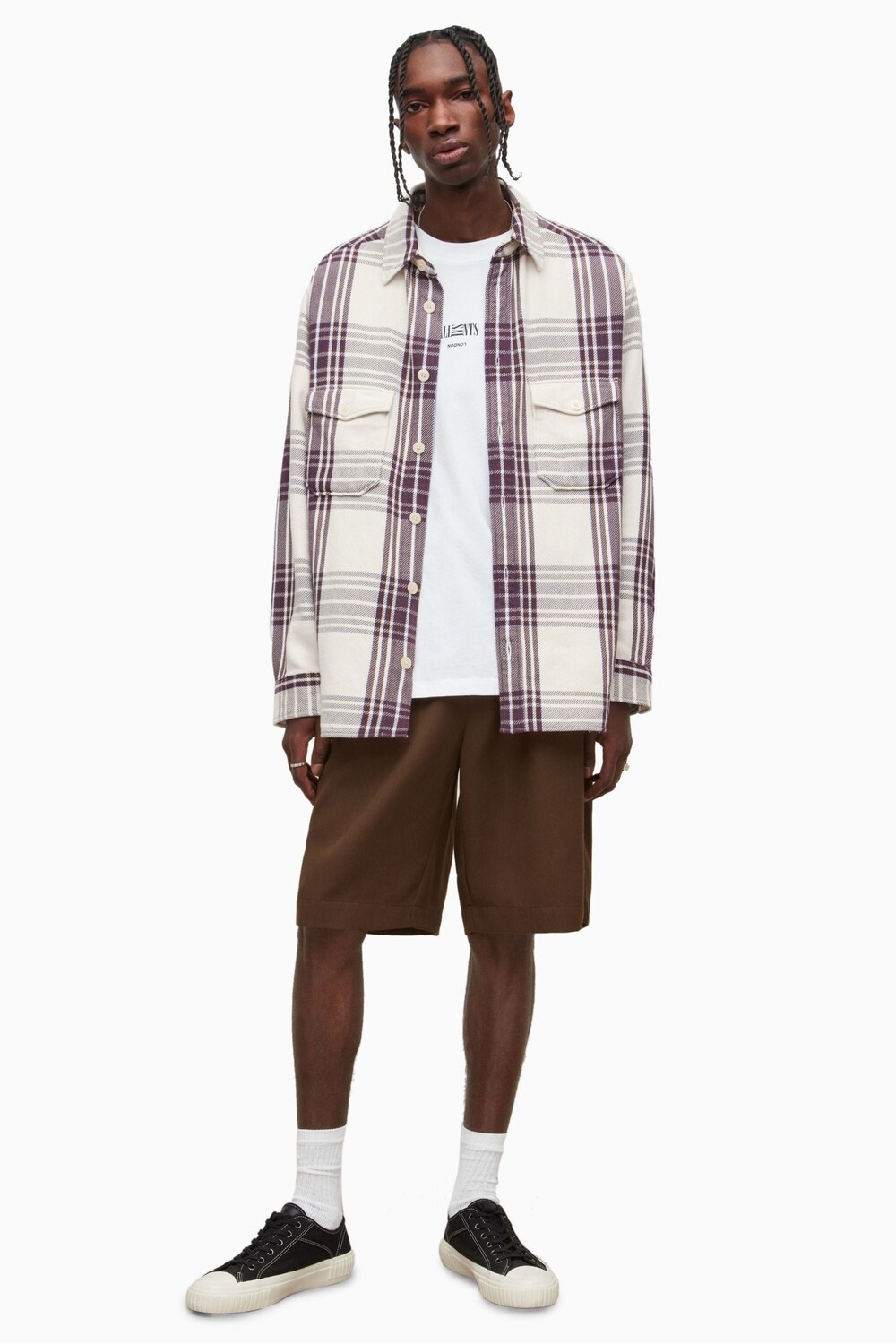 

Рубашка с длинным рукавом AllSaints Bluefield All Saints, белый