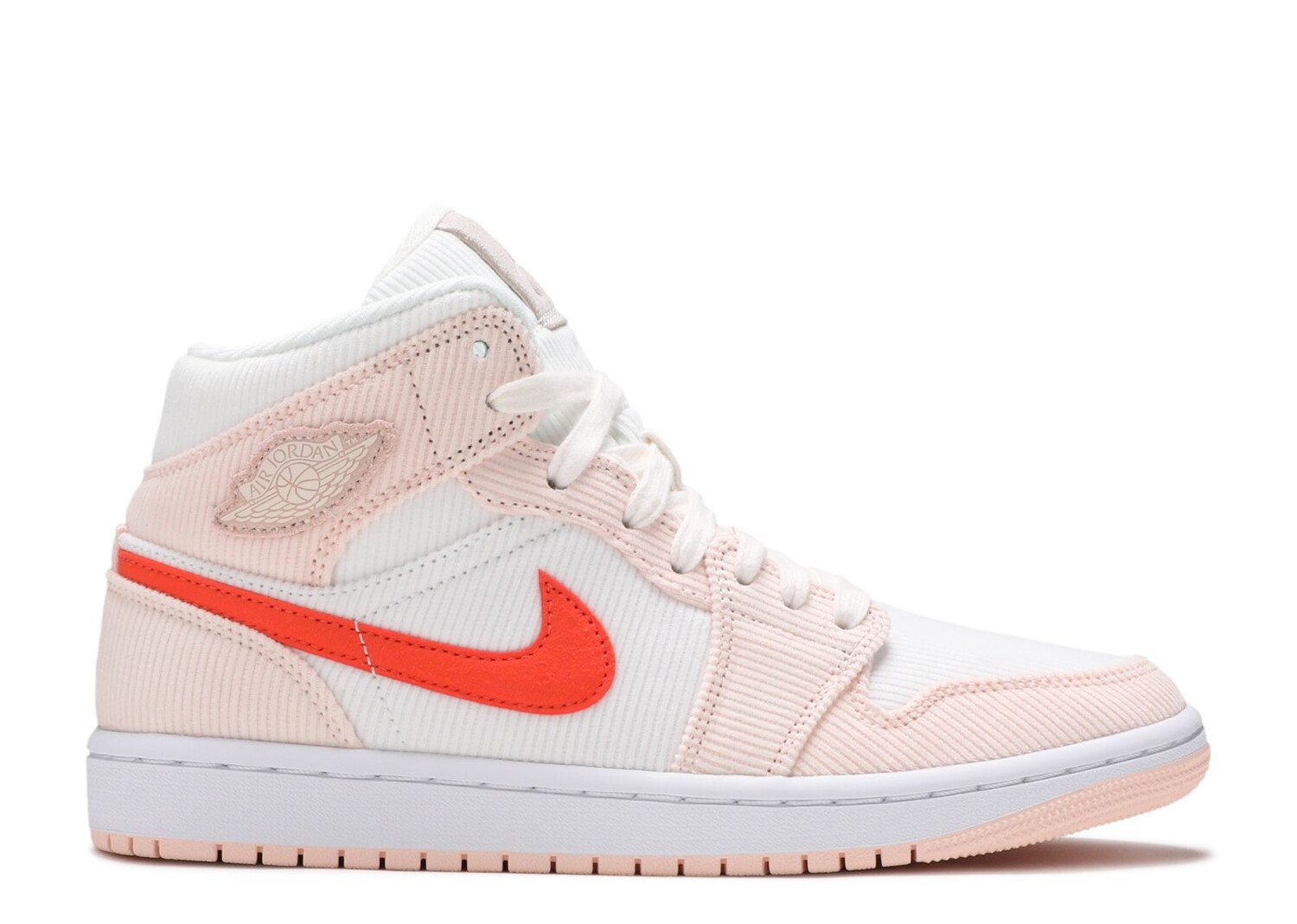 

Кроссовки Air Jordan Wmns Air Jordan 1 Mid Se 'Corduroy', кремовый, Бежевый