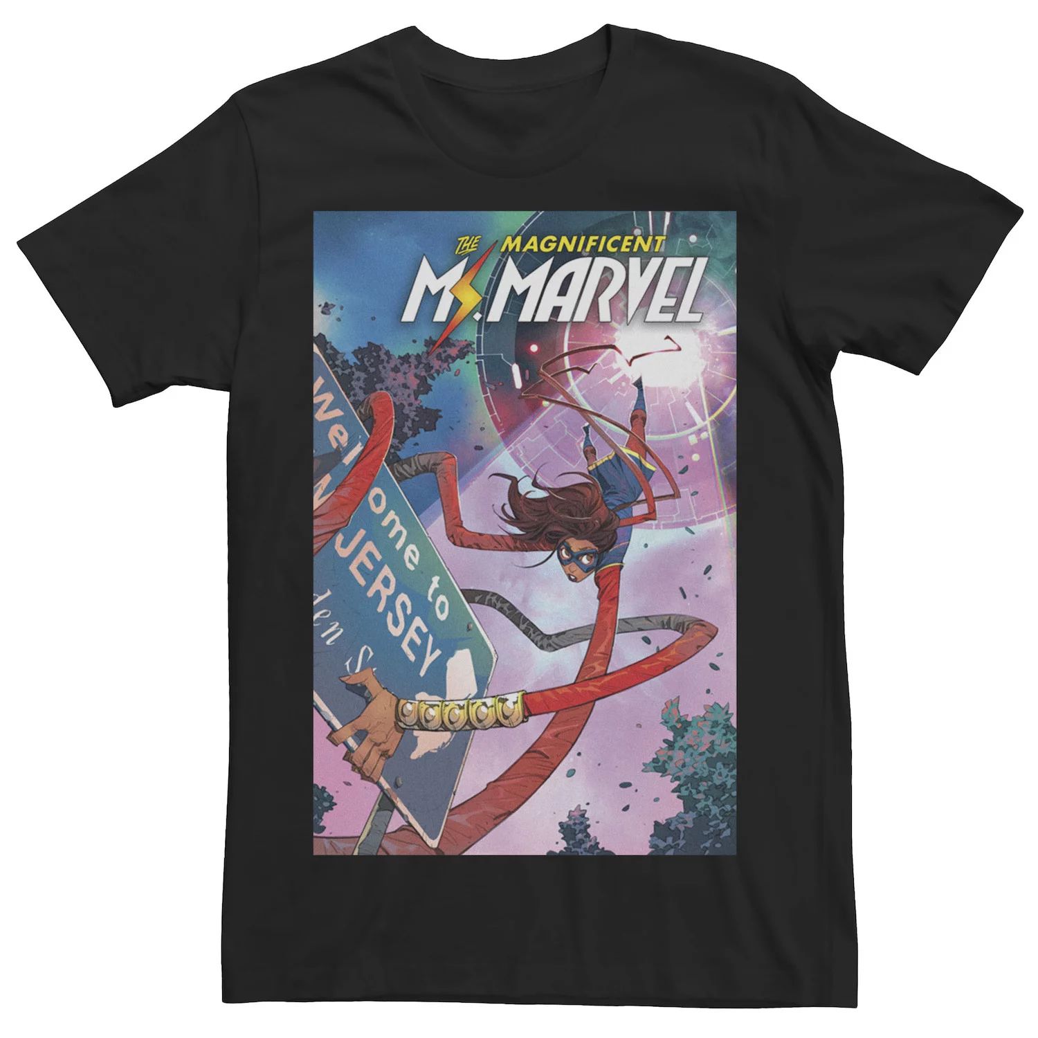 Мужская футболка Magnificent Ms. Comic Cover Marvel