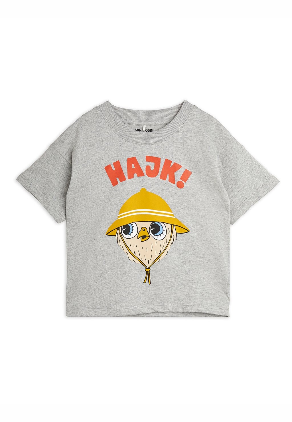 

Футболка с принтом Hike Tee Unisex Mini Rodini, цвет grey melange