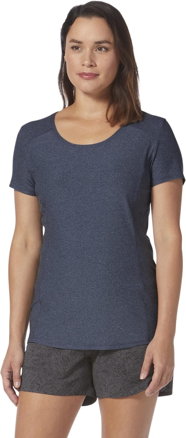 

Amp Lite с коротким рукавом Royal Robbins, цвет Navy Heather