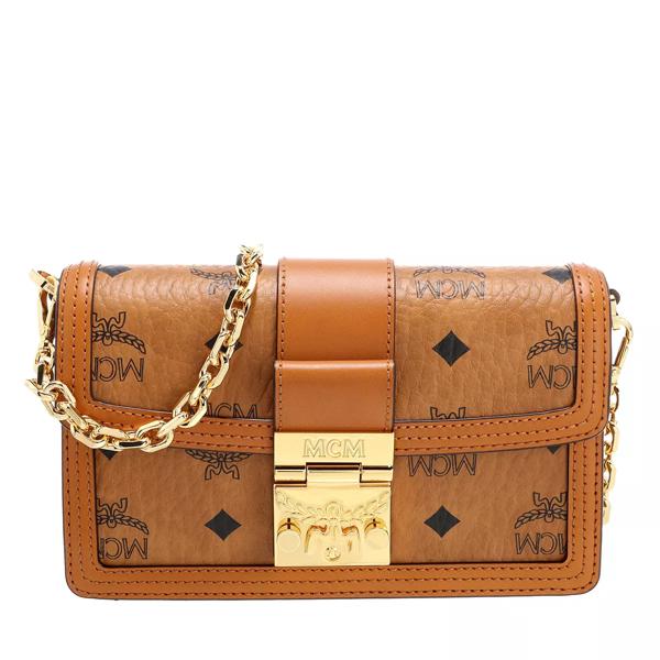 

Сумка tracy crossbody mini cognac Mcm, коричневый