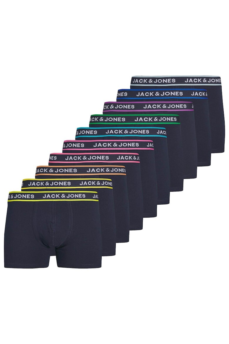 

Боксеры с логотипом на поясе - 10 пар Jack & Jones, синий