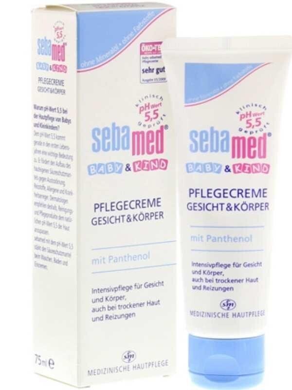 

Sebamed Baby, Питательный крем для лица и тела, 75 мл