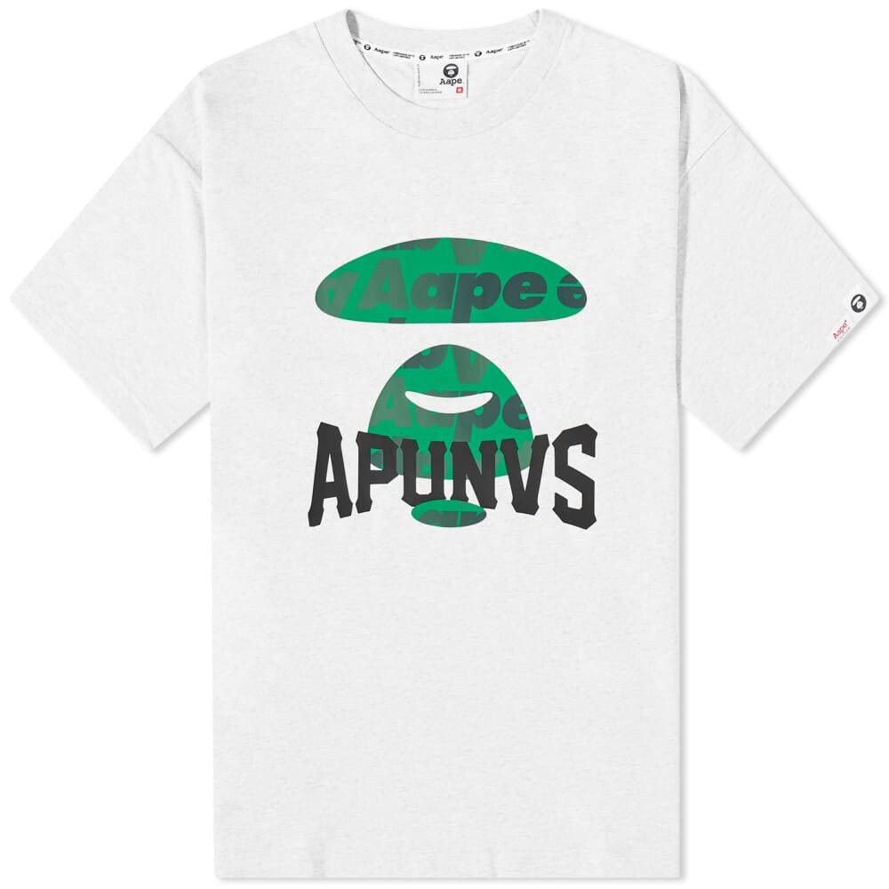 

Футболка AAPE Street Baseball Universe, серый