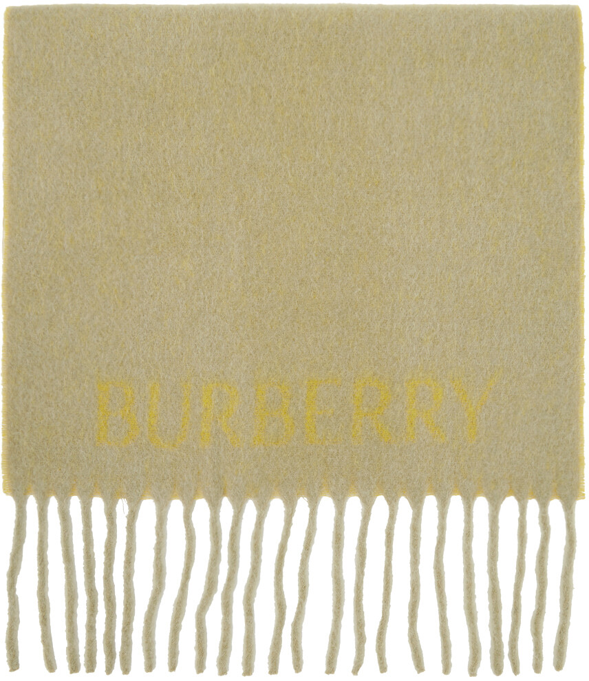 

Желтый шарф ЭКД Burberry