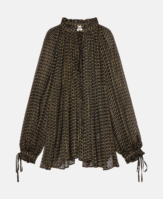 

Рубашка блузка Zadig&Voltaire, коньяк