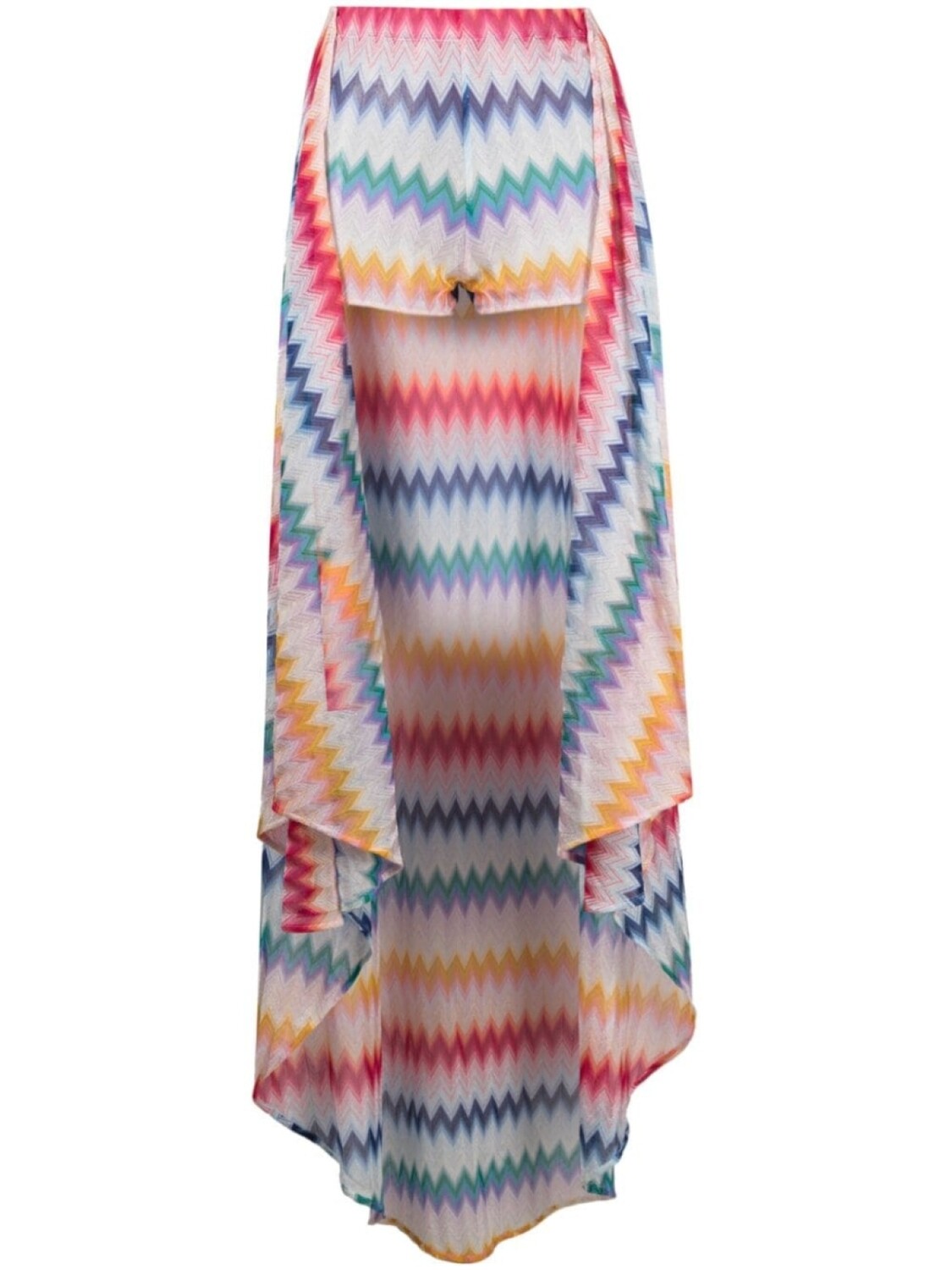 

Missoni многослойные шорты с узором зигзаг, белый