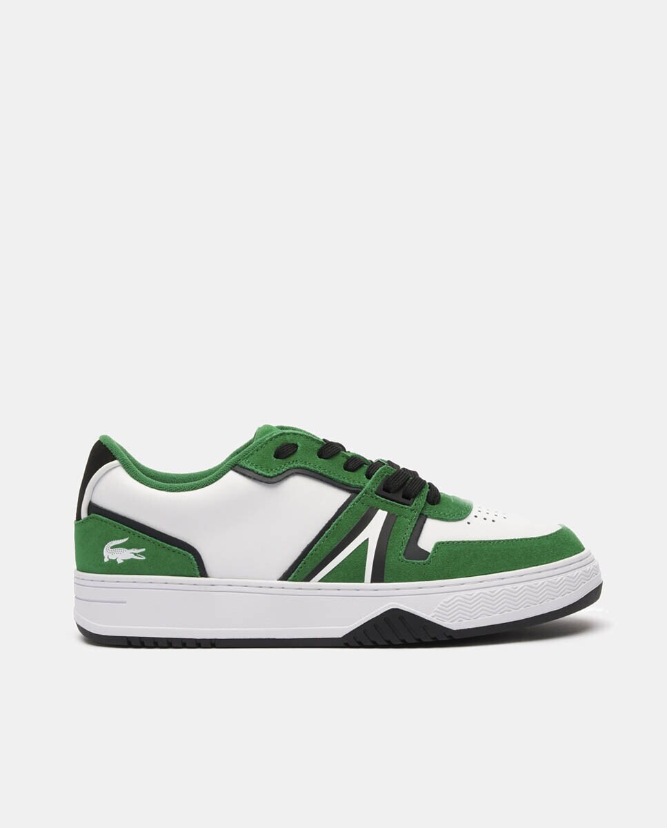 

Мужские кроссовки L001 из кожи с покрытием Lacoste, белый