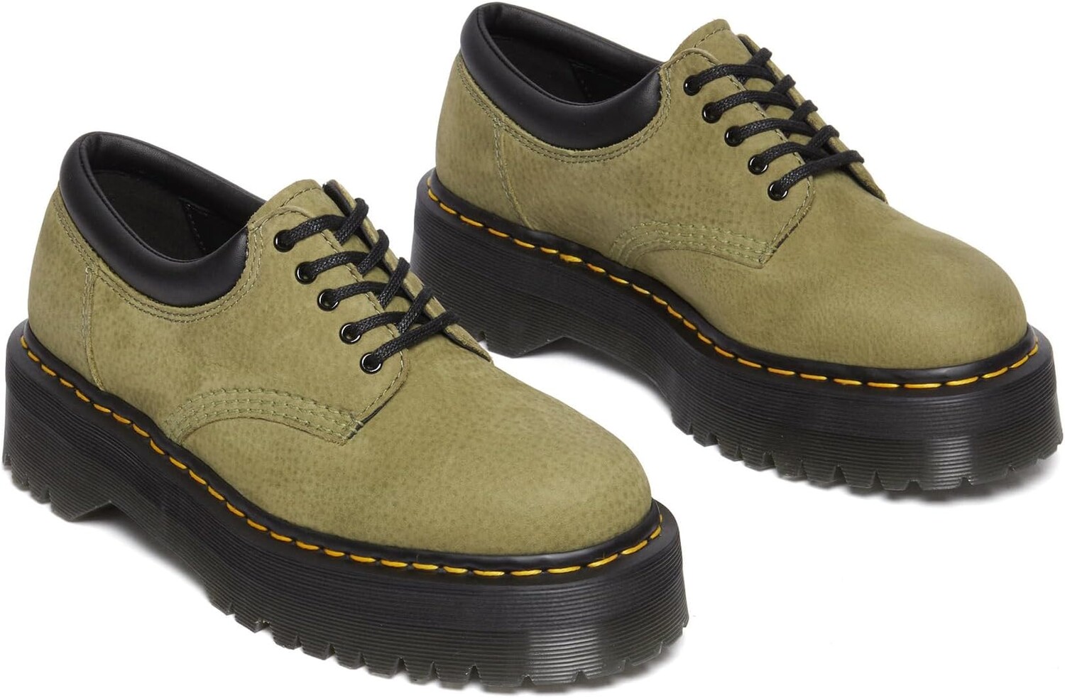 

Оксфорды Dr. Martens 8053 Quad, цвет Muted Olive