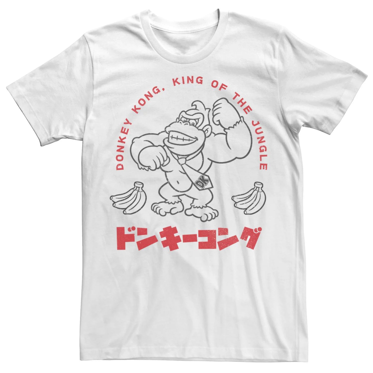 Мужская футболка с портретом Nintendo Super Mario Donkey Kong Licensed Character фото