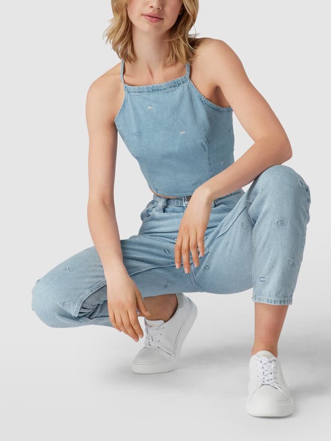 

Укороченный топ в джинсовом стиле Tommy Jeans, джинс