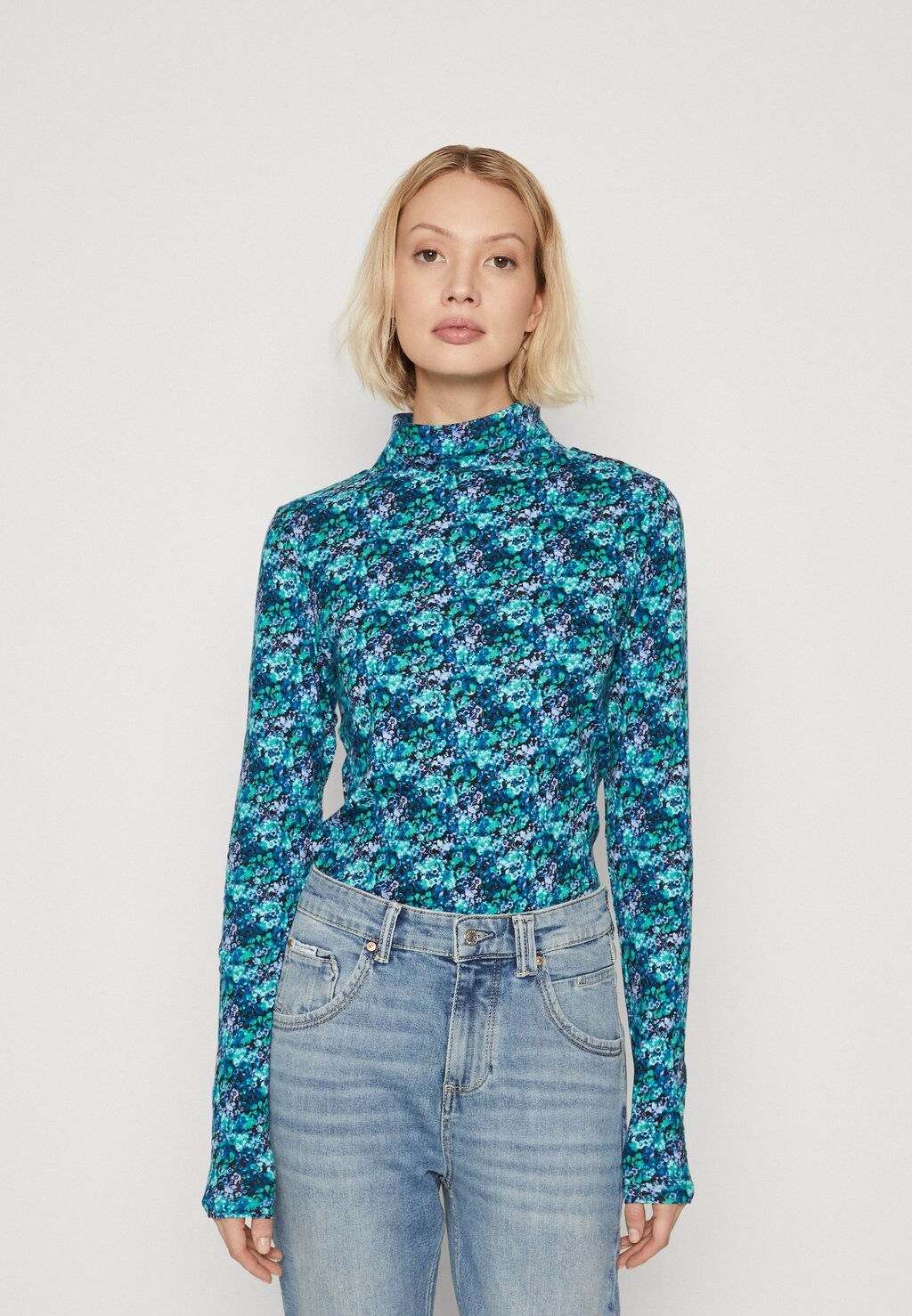 

Топ с длинными рукавами Marc O'Polo DENIM LONGSLEEVE, мульти/ледниковый туман