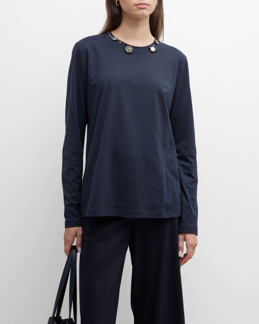 

Украшенная футболка Utilita Max Mara